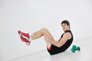 Fitnesstraining für Männer foto