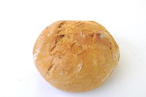 Brot essen isoliert foto