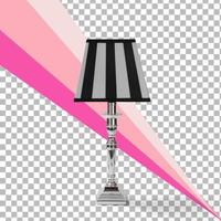 isolierte Retro-Lampe foto