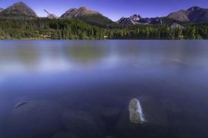 strbske pleso in der hohen tatra aus der slowakei foto