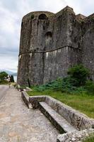 Panorama der Festung der Altstadt Herceg Novi und Adria, Montenegro foto
