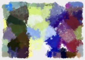 Illustration Stil Hintergrundbild abstraktes Muster verschiedene lebendige Farben Aquarell-Stil Illustration impressionistische Malerei. foto