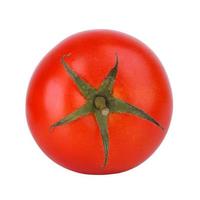 frische Tomaten isoliert auf weißem Hintergrund foto