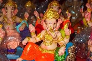 glückliches ganesh chaturthi, hindu-gott ganesha. foto