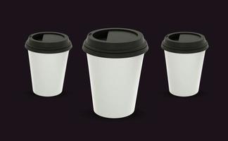 Kaffeetassen-Mockup-Design foto