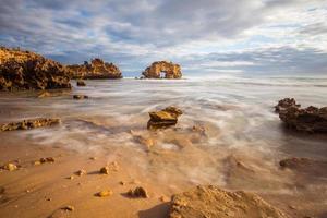 die landschaftsansicht von sorrento back beach in der mornington-halbinsel im staat victoria in australien. foto