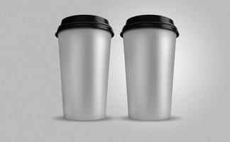 Kaffeetasse Mockup-Rendering-Design foto