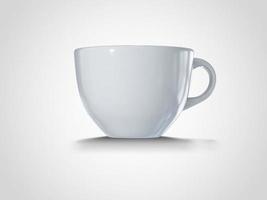 Kaffeetasse 3D-Rendering-Mockup-Design foto