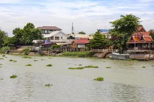 Küstengemeinde in Ayutthaya Thailand foto