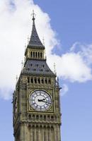 Big Ben und die Häuser des Parlaments in London foto