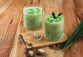 Buko Pandan philippinischer Nachtisch foto