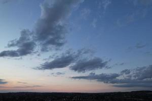 schönste Luftaufnahme von dramatischen Wolken foto