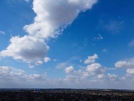 schönste Luftaufnahme von dramatischen Wolken foto