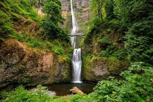 Multnomah Falls in der Columbia River Gorge foto