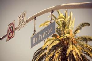 Hollywood-Schild in Los Angeles, Kalifornien foto