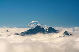 Landschaft des Nationalparks Mount Rainier in den USA foto