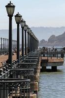 Pier in der Bucht von San Francisco foto