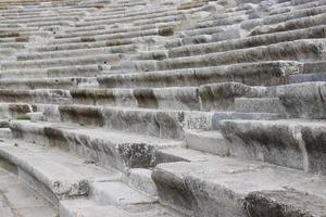 Theater von Halikarnassos in Bodrum, Türkei foto