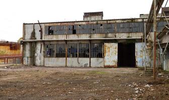 alte verlassene Fabrik foto