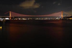 Bosporusbrücke in Istanbul foto