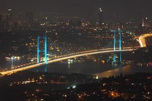 Bosporus-Brücke, Istanbul, Truthahn foto