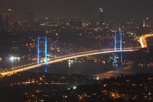 Bosporus-Brücke, Istanbul, Truthahn foto
