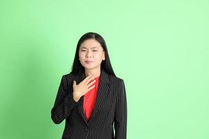 asiatische Geschäftsfrau foto