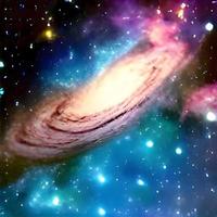 Farbnebel und offene Sternhaufen im Universum. foto
