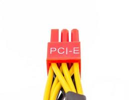 nahaufnahme pci-e kabel grafikkarte foto