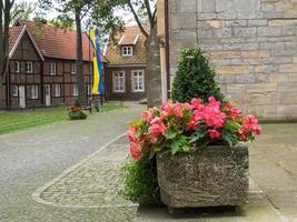 Wandern in den deutschen Baumbergen foto