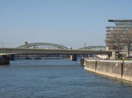 der rhein bei köln foto