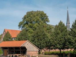 das kleine dorf burlo in westfalen foto