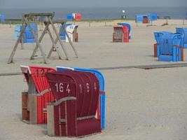 Baltrum-Insel in der deutschen Nordsee foto