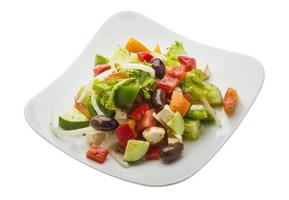 leckerer griechischer salat foto