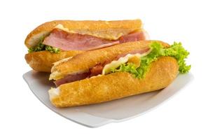 Schinken-Käse-Sandwich foto