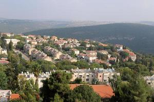 Landschaft in den Bergen im Norden Israels. foto