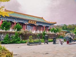 tian wang gu gebäude im tianmen tempel auf dem tianmen berg in der stadt zhangjiajie china foto