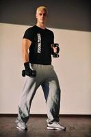 personal trainer mann foto