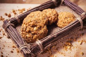 Kekse, Snackmischung, Getreide mit gesundheitlichen Vorteilen. foto