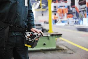 Arbeiter Menschen in der Fabrik foto