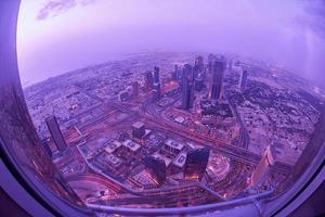 dubai-nachtskyline foto