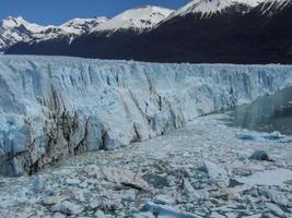 Perito-Moreno-Gletscher im Nationalpark Los Glaciares, Argentinien foto