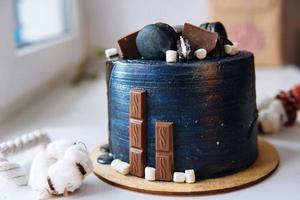 schöner Designer-Schokoladenkuchen foto