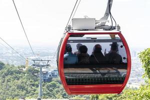 rote Seilbahn foto