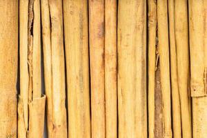 Sticks von Alba Premium Ceylon-Zimt-Hintergrund foto