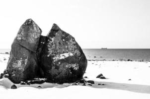 schöne landschaft über der schönen stadt in schweden foto