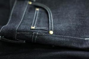 Selvedge-Denim-Jeans-Nahaufnahmen foto