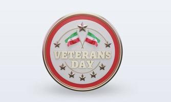 3D-Veteranen-Tag-Iran-Rendering-Vorderansicht foto