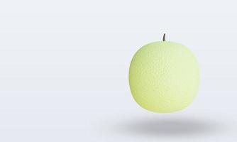 3D-Obstmelone, die die rechte Ansicht wiedergibt foto