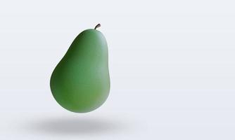 3D-Früchte Avocado-Rendering linke Ansicht foto